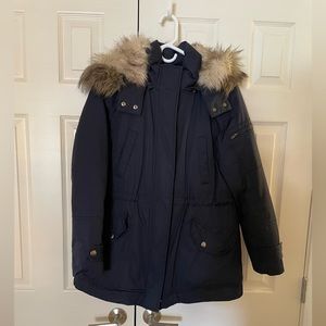 Banana Republic Winter Coat - Size Petite Large, Navy